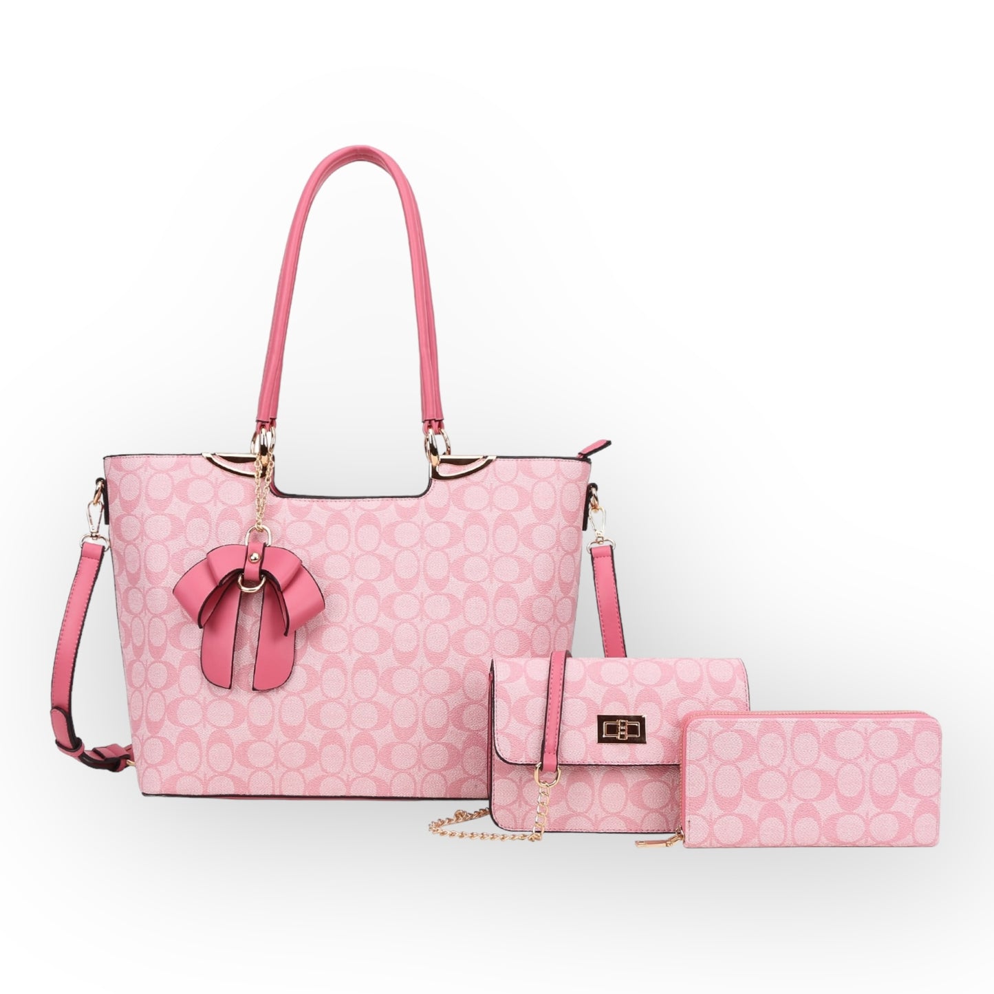 Bow 3pcs handbag set