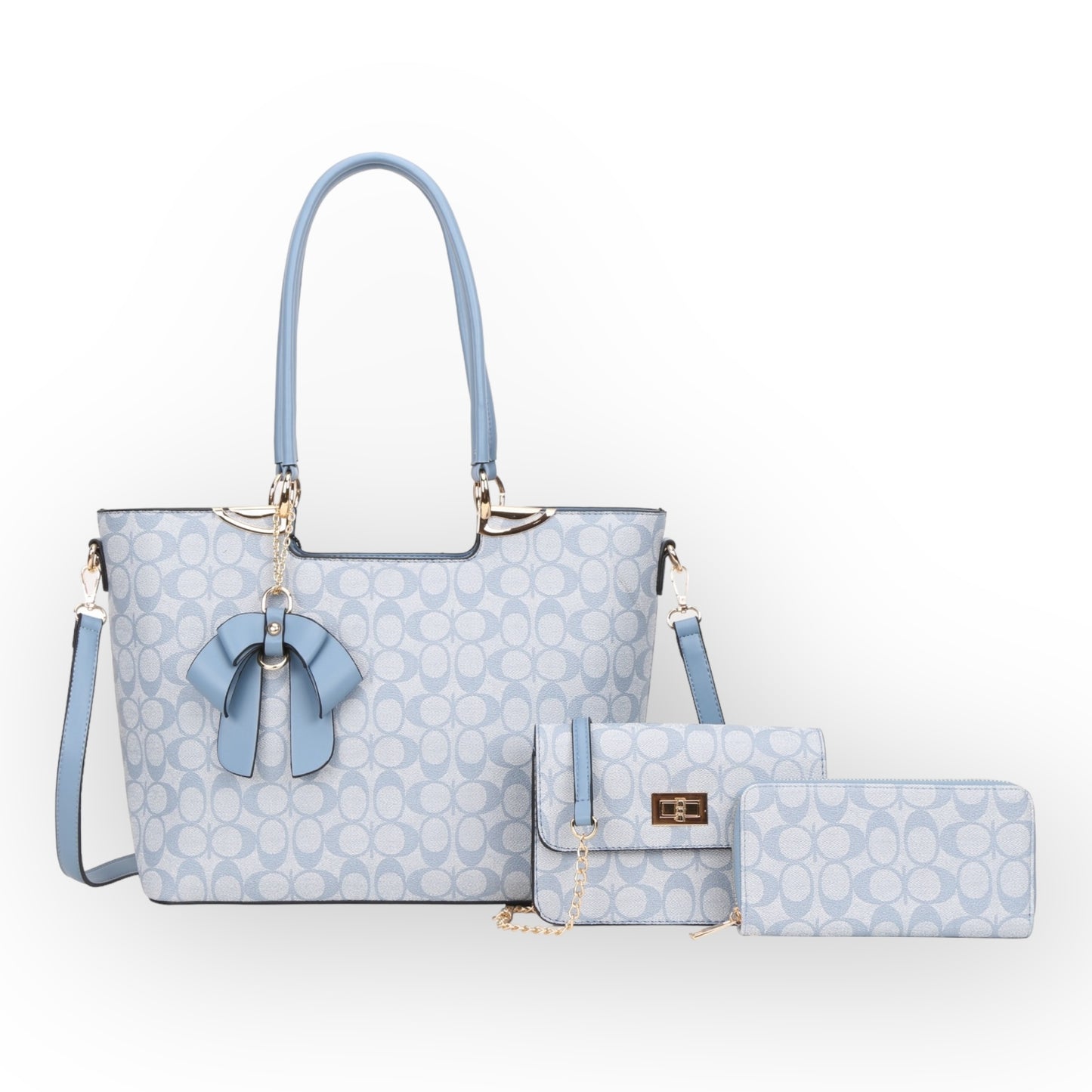 Bow 3pcs handbag set
