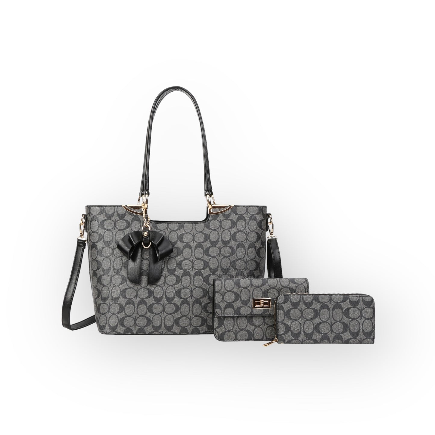 Bow 3pcs handbag set